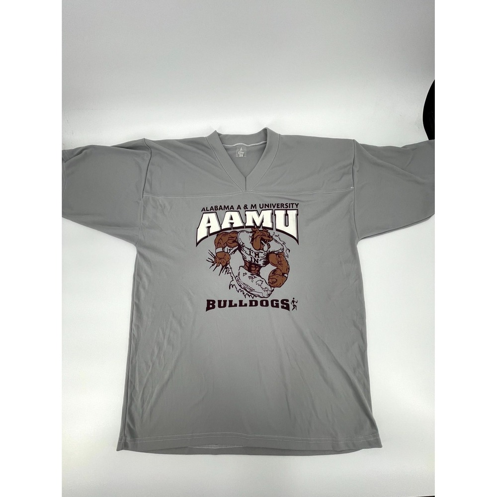 Alabama A&M University Bulldogs Jersey Womens 2X Gray GaShay Basketball NCAA